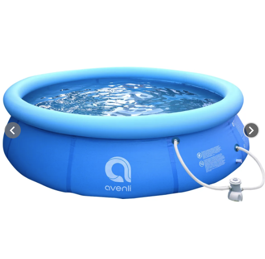 Piscina Inflable con Filtro 3618L 76x300cm Celeste