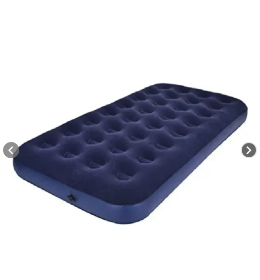 Colchón Inflable 1 Plaza Resistente A 100kg Avenli Azul Oscuro